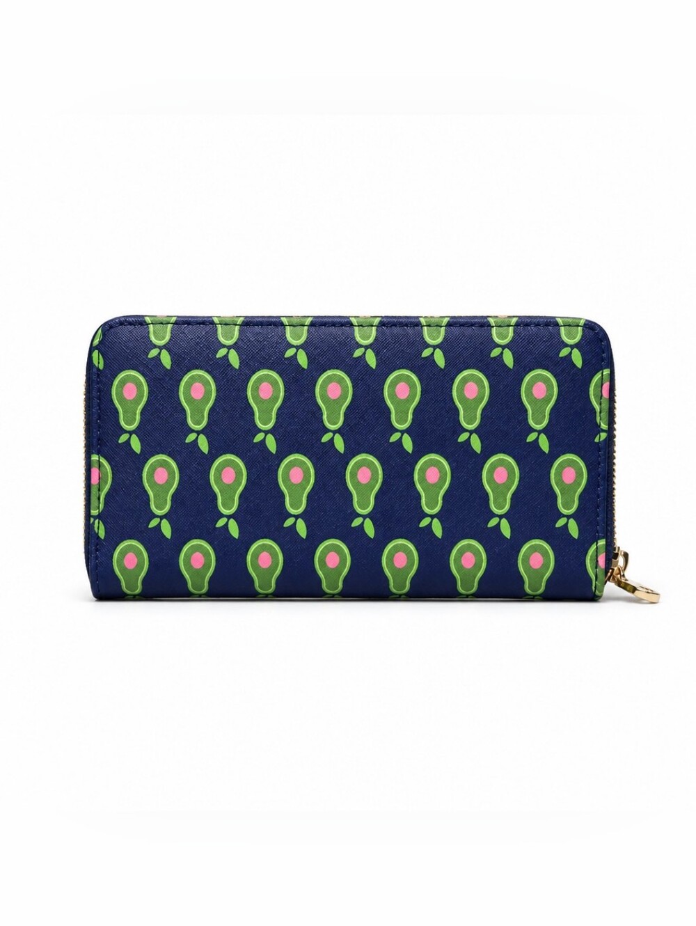 Dabney Lee Navy Wallet with Avocado Print